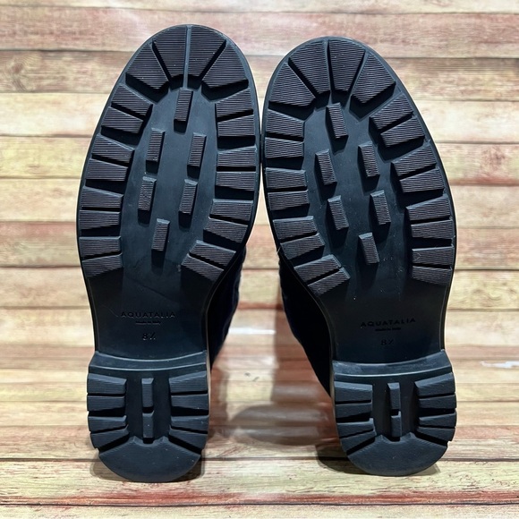 Aquatalia Lorena Shearling Suede Boots - Picture 6 of 8